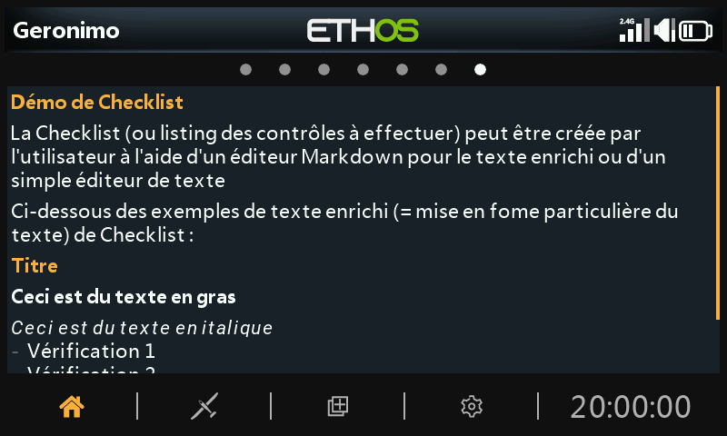 Widget Texte