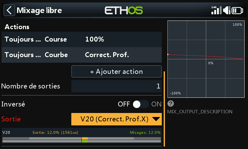 Mixage de compensation sur CH20