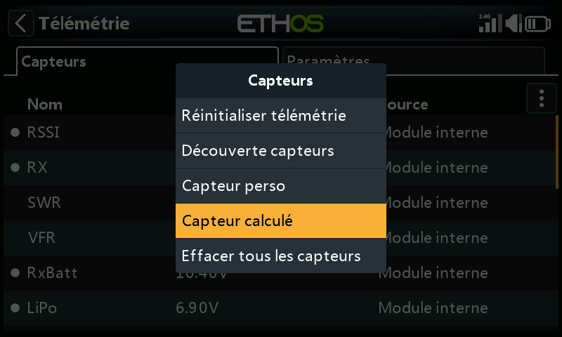Capteur Consumption