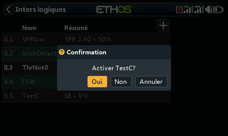 Confirmation vrai