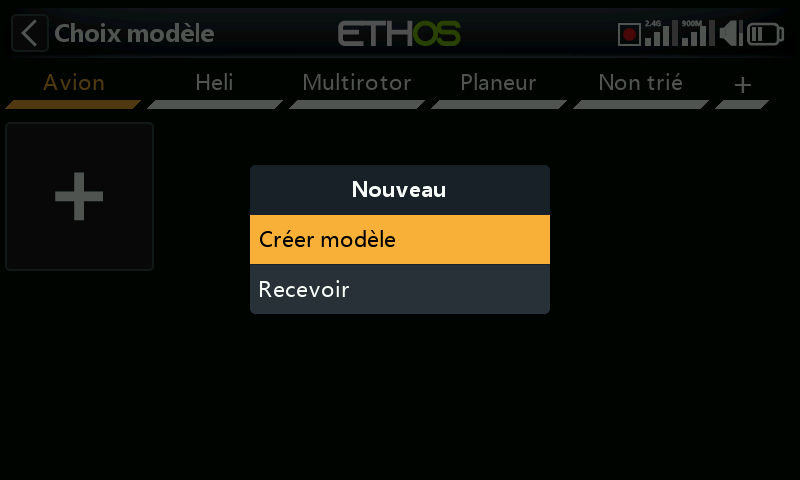Créer un modèle