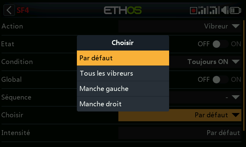 Haptique sur X20 Pro AW