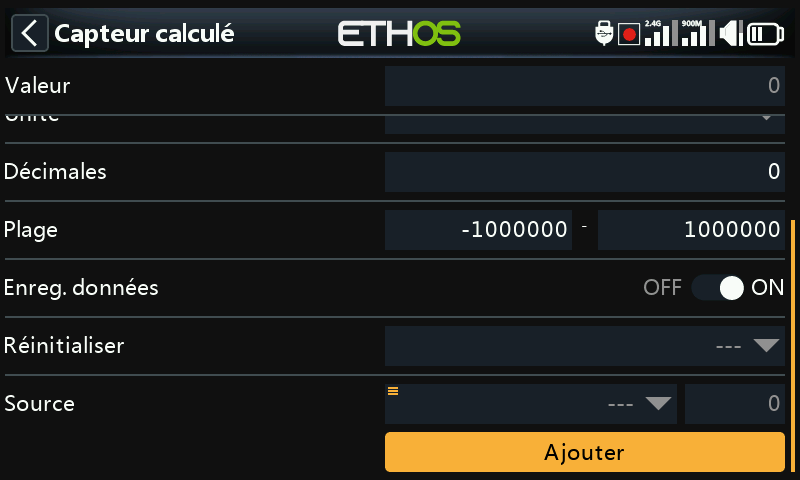 Ajouter une ligne de calcul