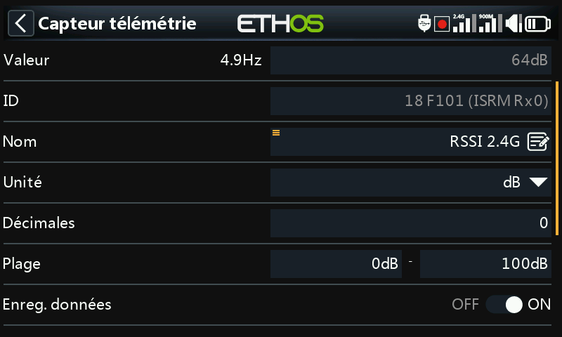 Capteur RSSI