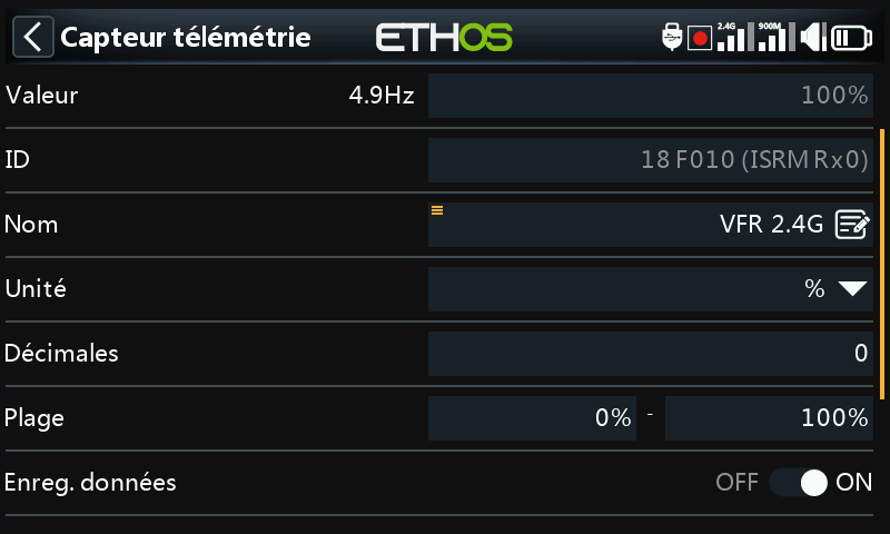 Capteur VFR