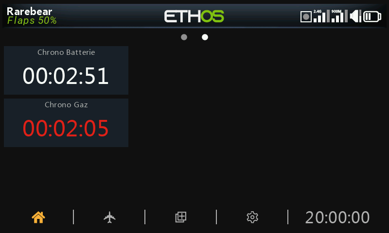 Widget de chrono