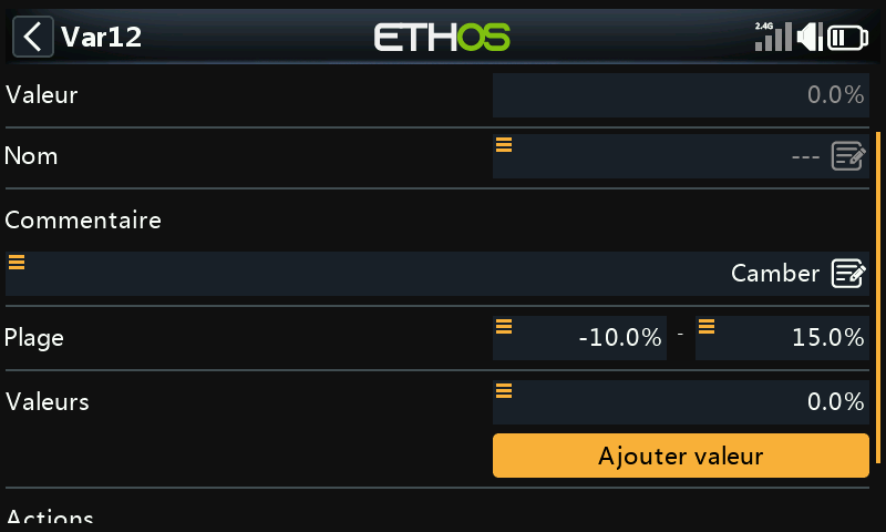 Ajouter une valeur