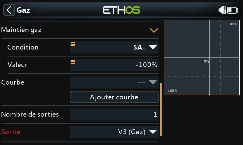 Maintien de l'accélérateur