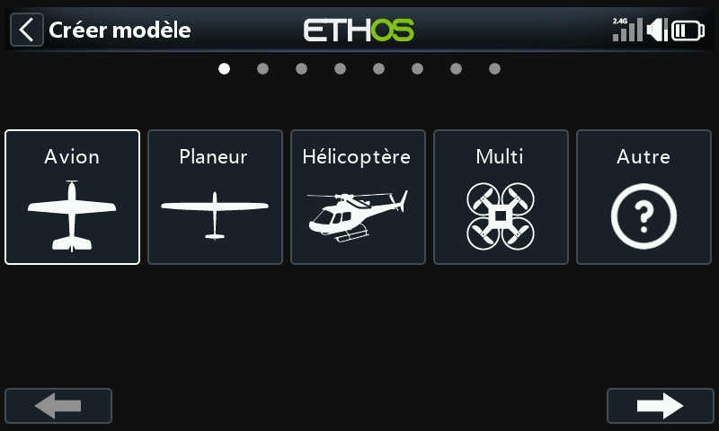 Créer un modèle d'avion